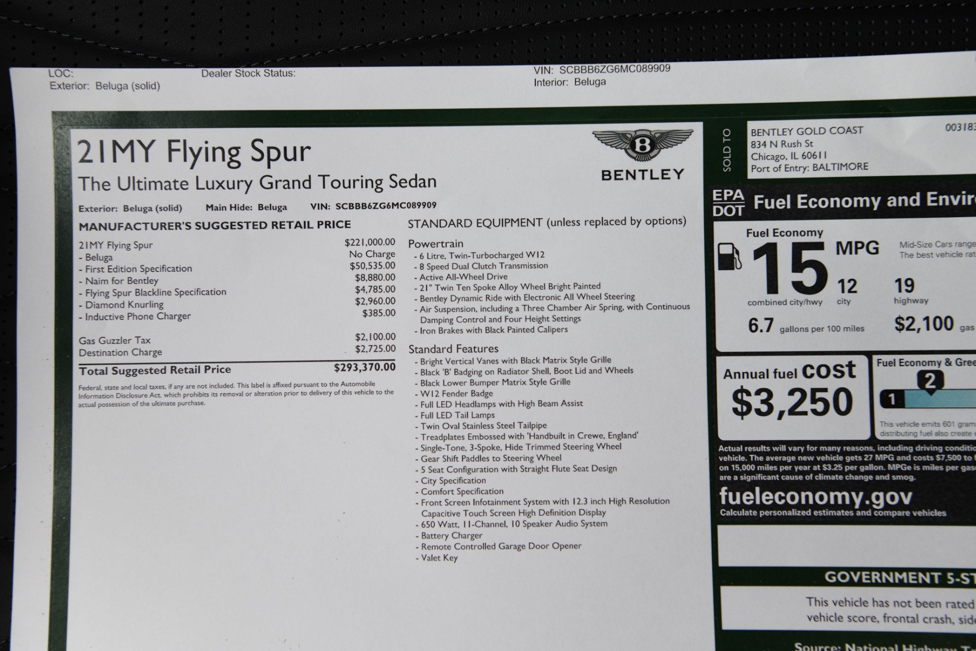 New 2021 Bentley Flying Spur W12 | St. Petersburg, FL