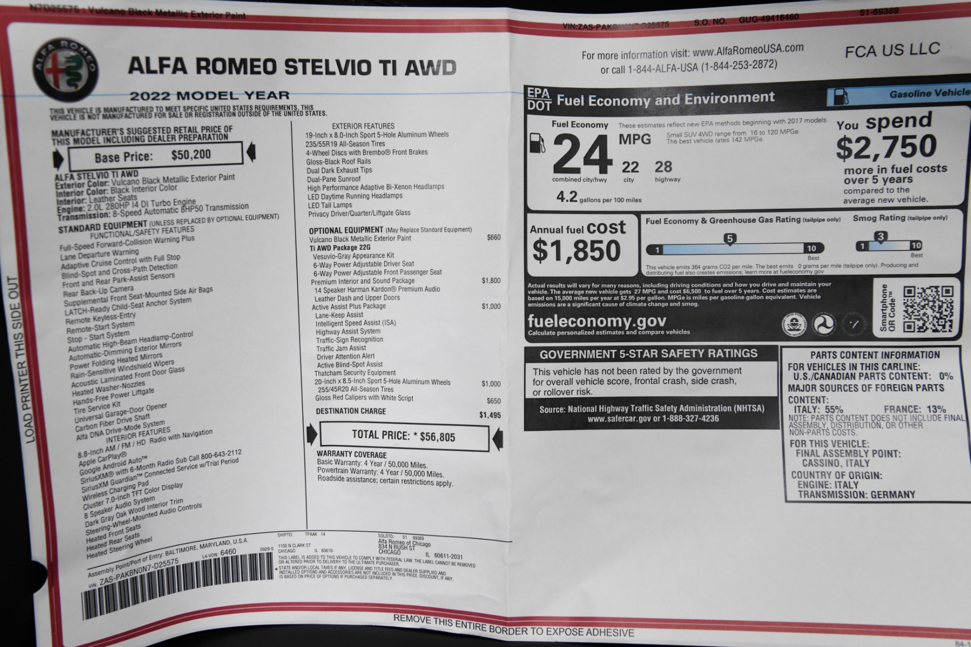 New 2022 Alfa Romeo Stelvio Ti | St. Petersburg, FL