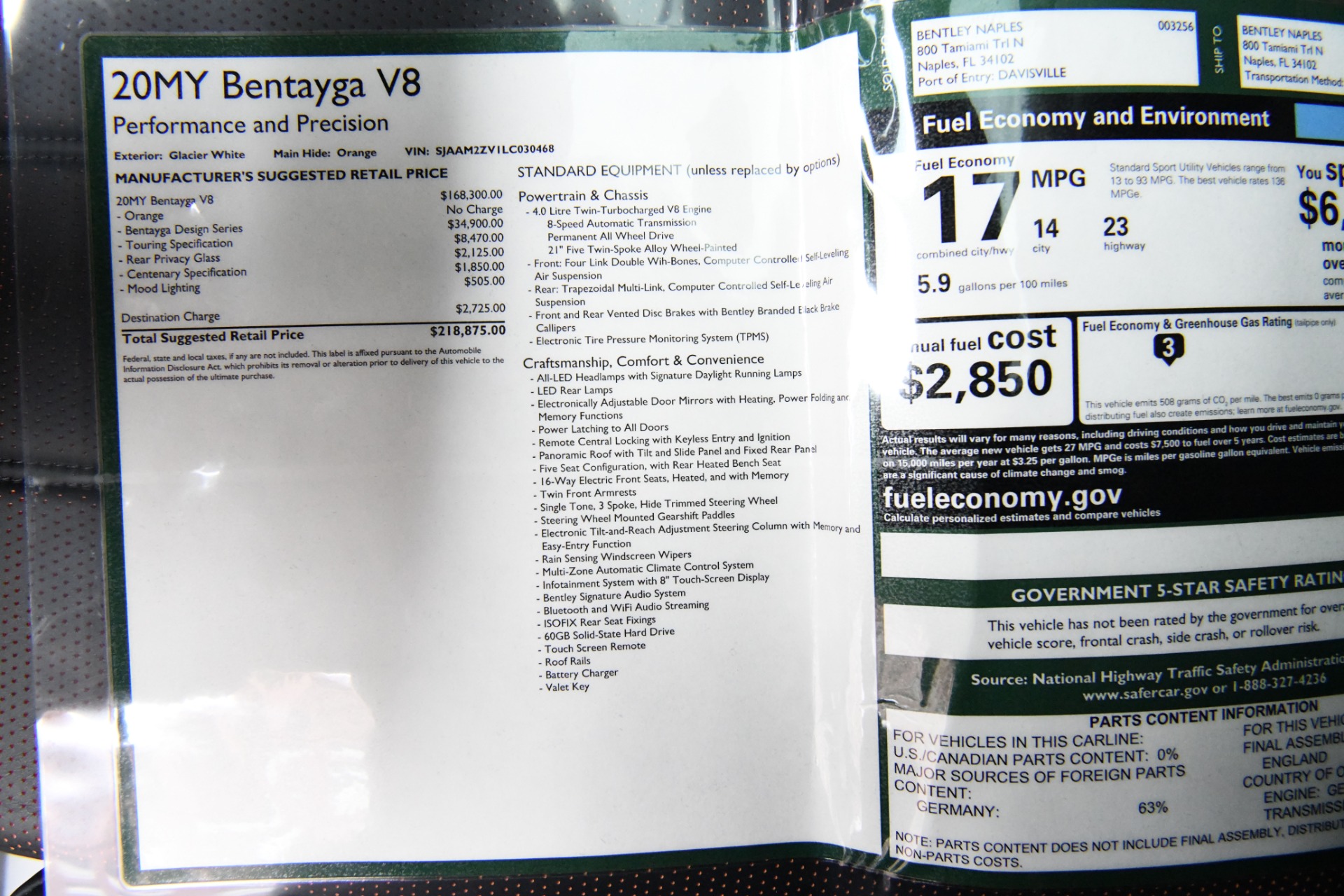 Used 2020 Bentley Bentayga Design Edition | Chicago, IL