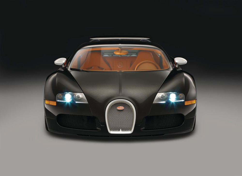 Bugatti veyron front view Bugatti veyron front view