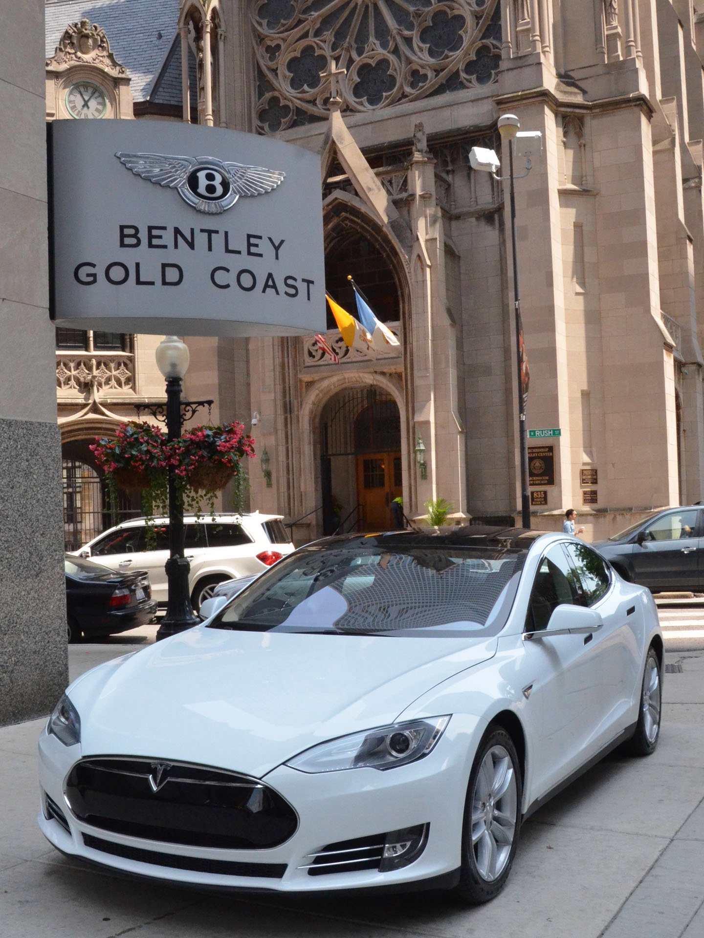 Used 2013 Tesla Model S For Sale (Sold) Bentley Gold Coast Chicago Stock 16947